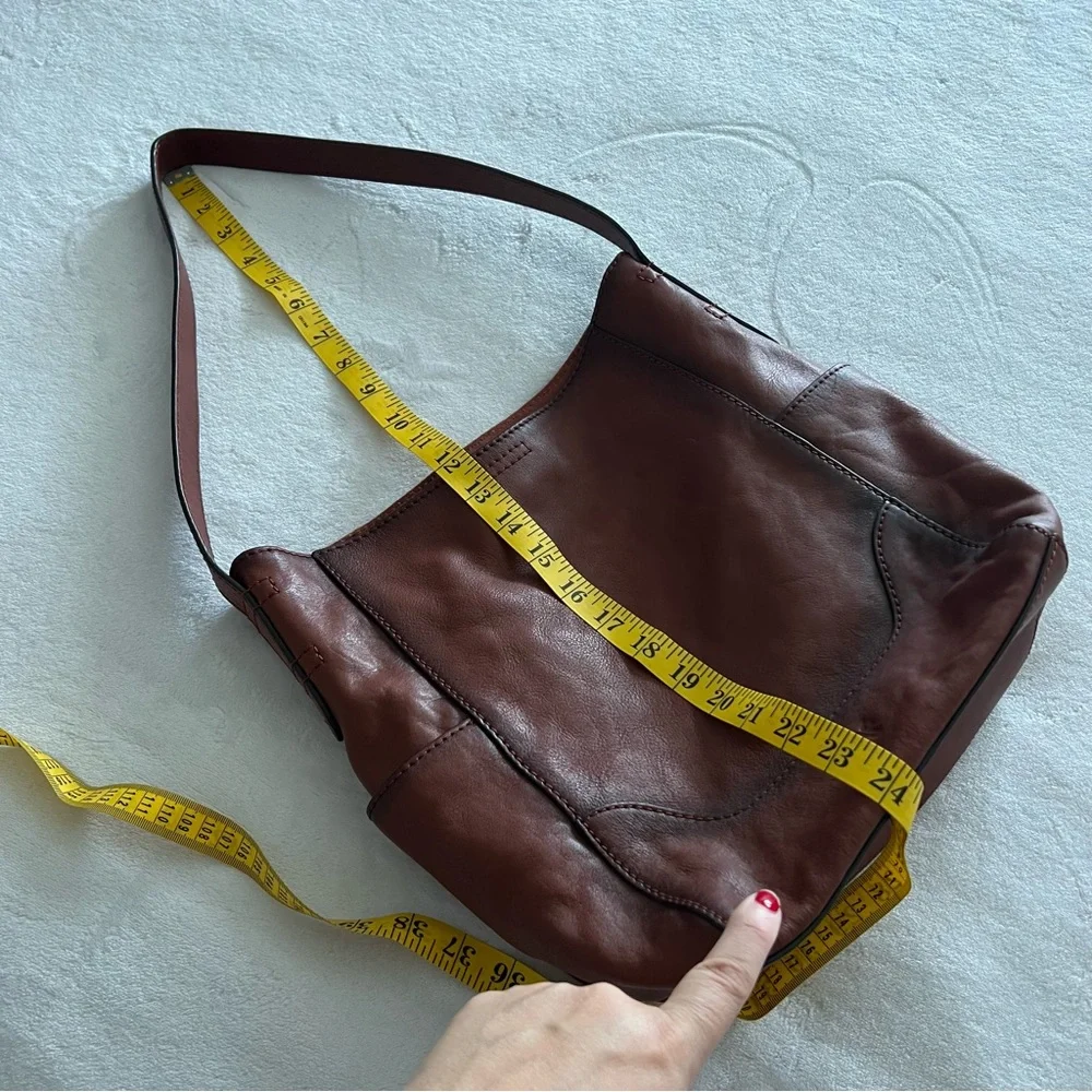 FRYE Leather Side Pocket Boho Purse